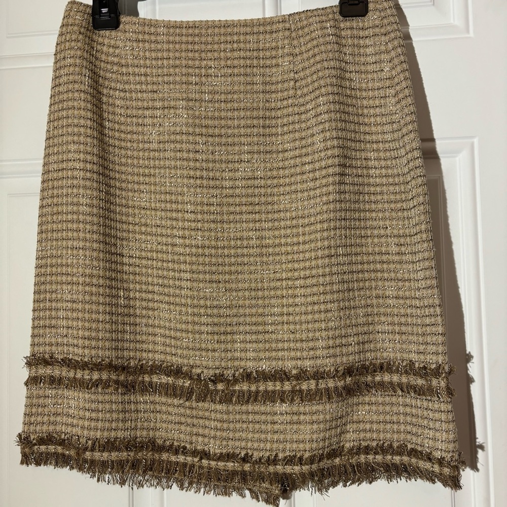 ❤️2/$15 or 3/$21❤️Kate Hill Tweed Skirt, Size 4